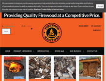 Tablet Screenshot of firewoodmanitoba.ca
